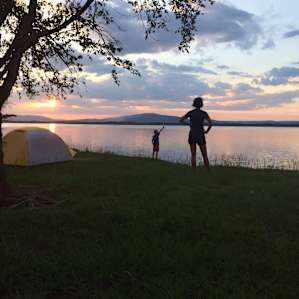 We enjoyed one of the most beautiful sunsets ever at Potato Hills South!