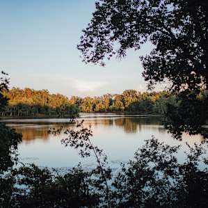 Sunset on the lake