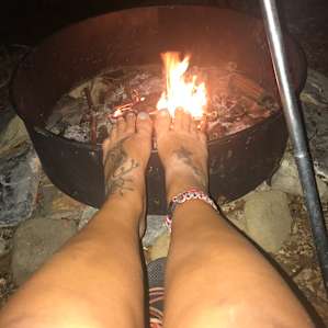 There was just enough chill in the air my toes needed the warmth.