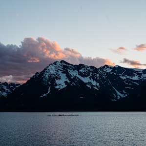 Sunset on Jackson Lake