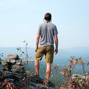 Atop the property's hike! 30-40 minutes puts you on the nearest summit with views of the surrounding area