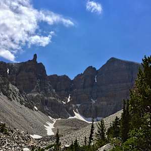 From the nearby Glacier/Bristlecone Trail.