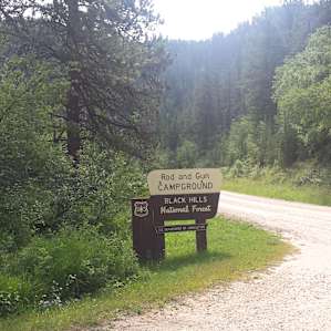A pretty remote place with a stream meandering along the campground and the road.