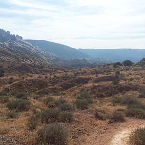The Desert Voices trail. beginning @ 2-miles from the Green River Campground.