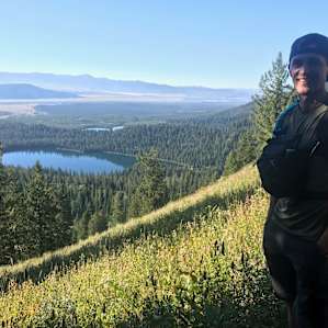 Beautiful views from a nearby hike.