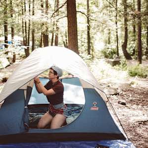 tent forest people
