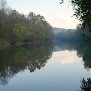 Great views of the Green River from the site.