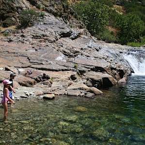 Water level and intensity of the current varies year to year - when you catch it just right, it's as good as it gets.