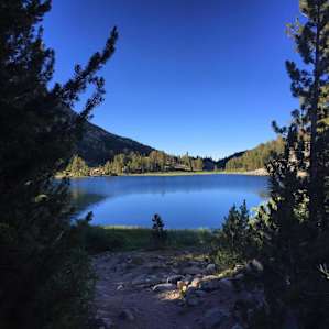 Aptly named, Heart Lake, in Little Lakes Valley