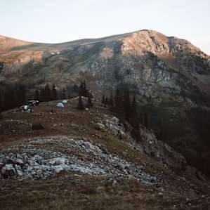 view of camp from above