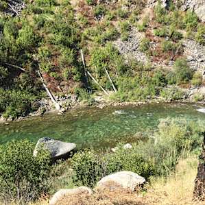 View from campsite