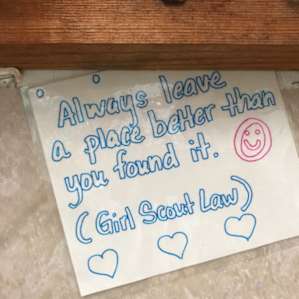 Leave it better :)