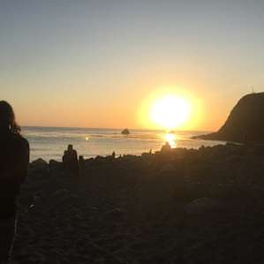 The sunset :)