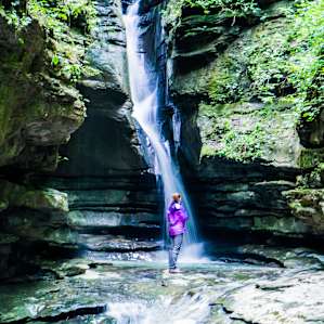 The treasure at the end of the Thunder Canyon Falls hike.