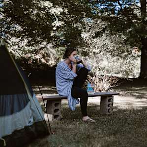 tent forest people