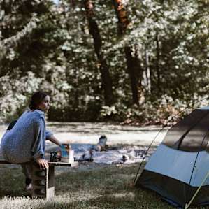 tent forest people