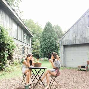 tea out in the yard, the cutest places are all over this property!