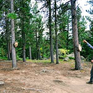 Yes, there is even a little setup for some ax throwing.