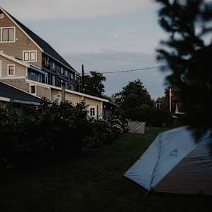 Tent spot in the garden!