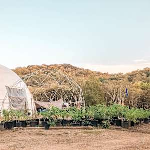 The dome/farm area.