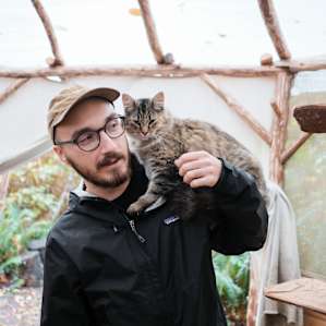 A friendly cat we ran into.