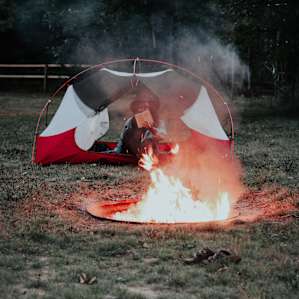 tent fire lodging