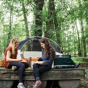 tent forest people