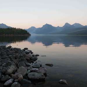 Just inside Glacier National Park not to far away!