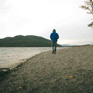 Down by the lake, super nice beach!