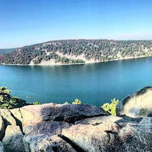 Overlook from West Bluff hike