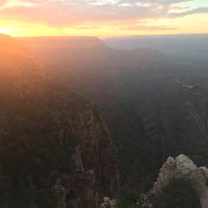 Sunset at the Grand Canyon