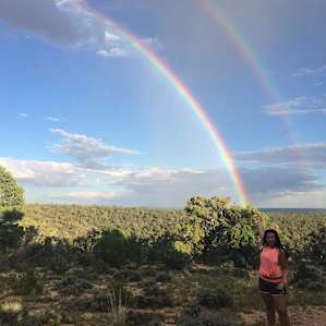 I wanted a double rainbow and lo and behold, I got one!