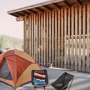 The overhang gives a lot of shade
