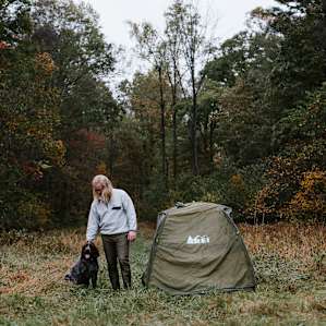 tent forest people