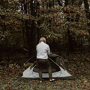 tent forest people