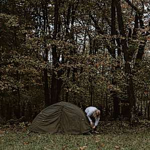 tent forest people