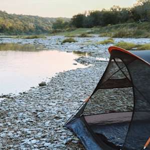 tent lodging water