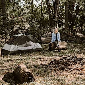 tent forest people