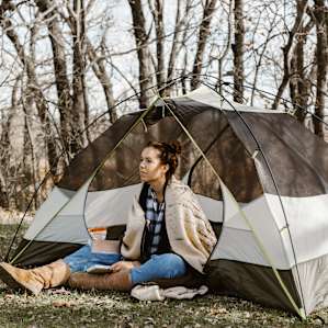 tent forest people