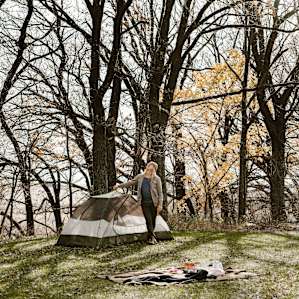 tent forest people
