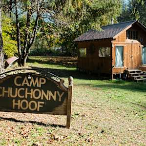 The entrance to the camp.