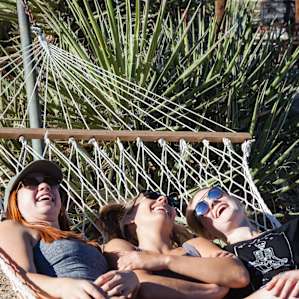 So many giggles on this hammock