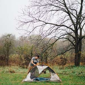 3 of 4 potential campsites (the 4th, where we camped, is ideal for cars and RVs)