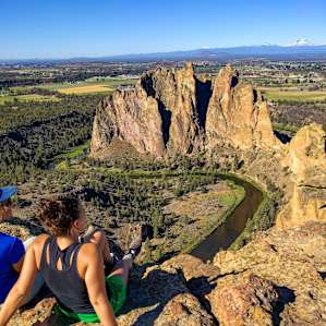 Morning hike up the top of Misery Ridge.