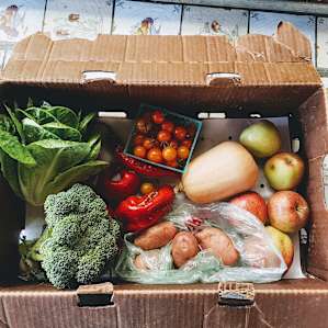 I definitely recommend ordering a fresh box of organic produce from the farm! We got squash, potatoes, divine cherry tomatoes, peppers, apples, etc.