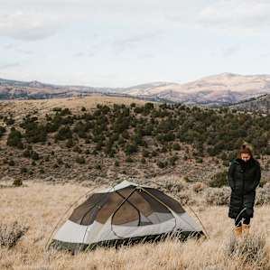 tent people lodging