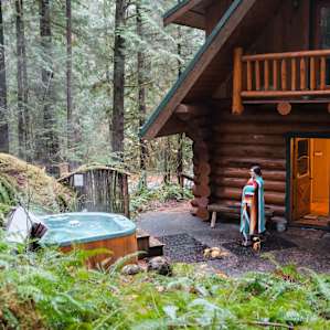 Heading out to try the hot tub.