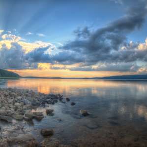 9 Shot HDR photo. Taken around 7 PM on the same day