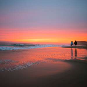 The sunsets get better with time on this beach!
