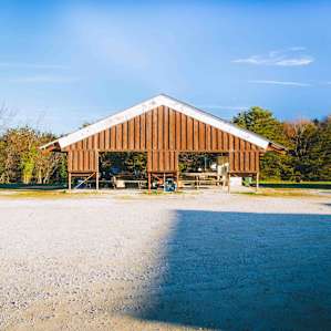 The pavilion that most people cook at.